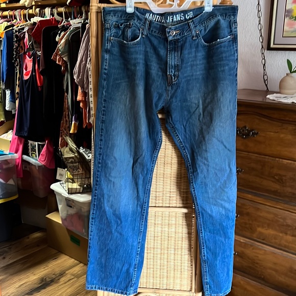 Nautical jeans size 3834 previously worn, a lot of life left in them. - Picture 1 of 6